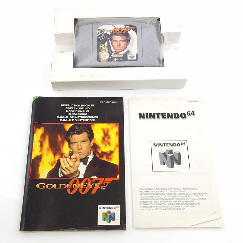 Nintendo 64 Spiel : Goldeneye 007 James Bond - Modul Anleitung OVP N64 PAL EU6-1