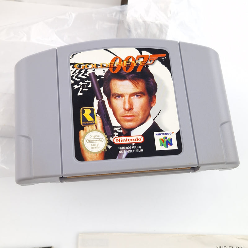 Nintendo 64 Spiel : Goldeneye 007 James Bond - Modul Anleitung OVP N64 PAL EU6-1