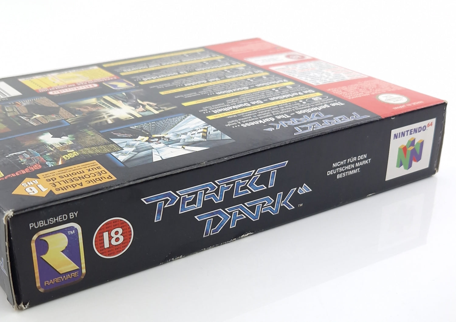 Nintendo 64 Spiel : Perfect Dark - Modul OVP ohne Anleitung / N64 PAL USK18