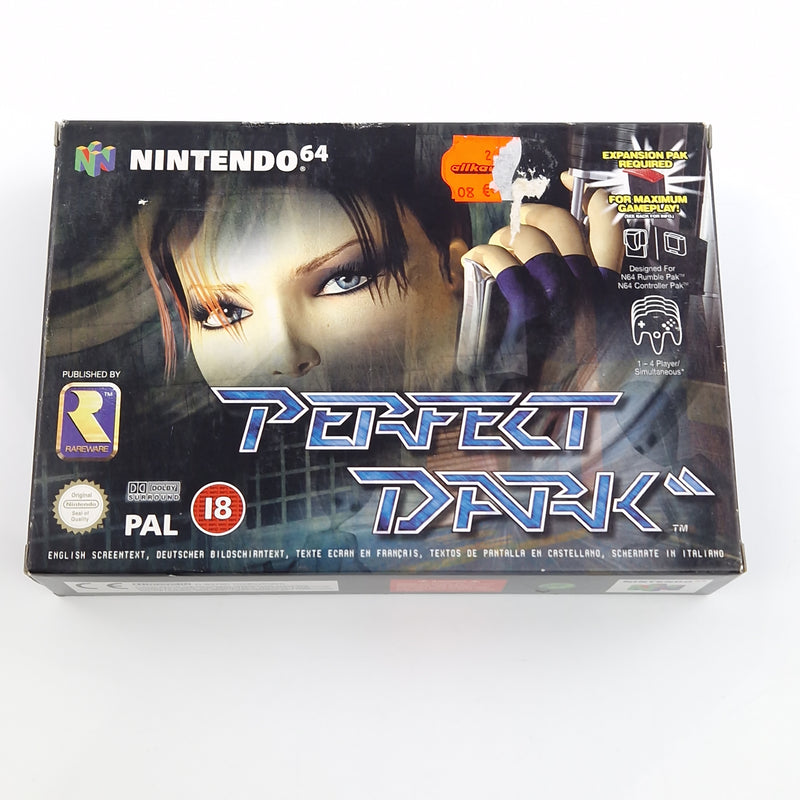 Nintendo 64 Spiel : Perfect Dark - Modul OVP ohne Anleitung / N64 PAL USK18