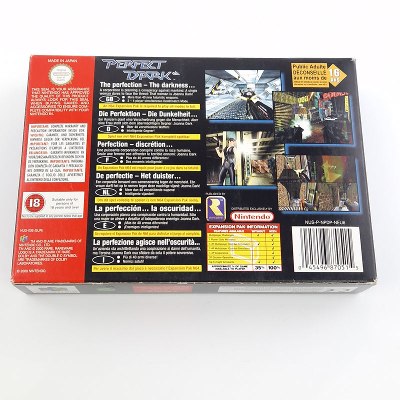 Nintendo 64 Spiel : Perfect Dark - Modul OVP ohne Anleitung / N64 PAL USK18