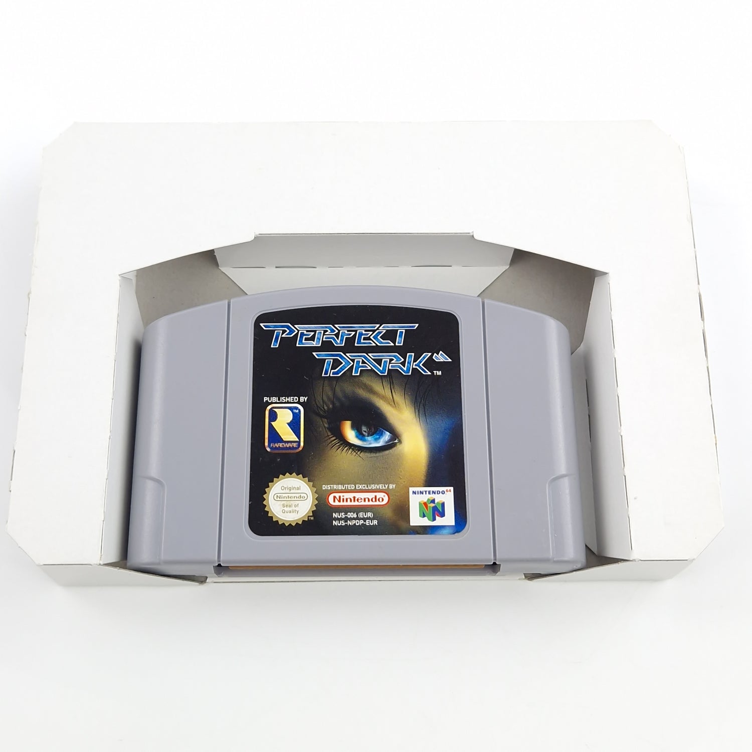 Nintendo 64 Spiel : Perfect Dark - Modul OVP ohne Anleitung / N64 PAL USK18