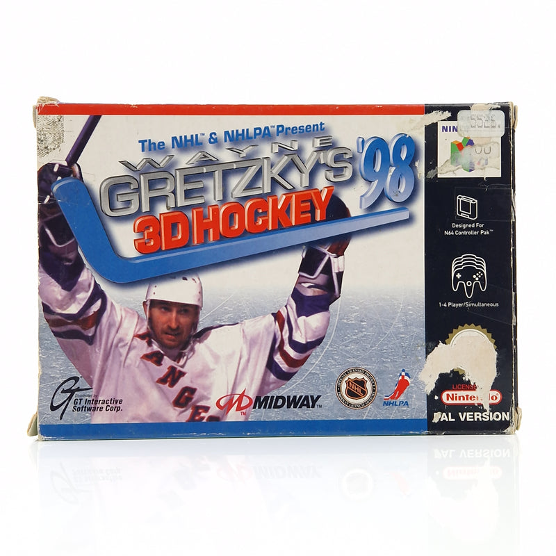 Nintendo 64 Spiel : Wayne Gretzky´s 3D Hockey 98 - Icehockey N64 OVP PAL