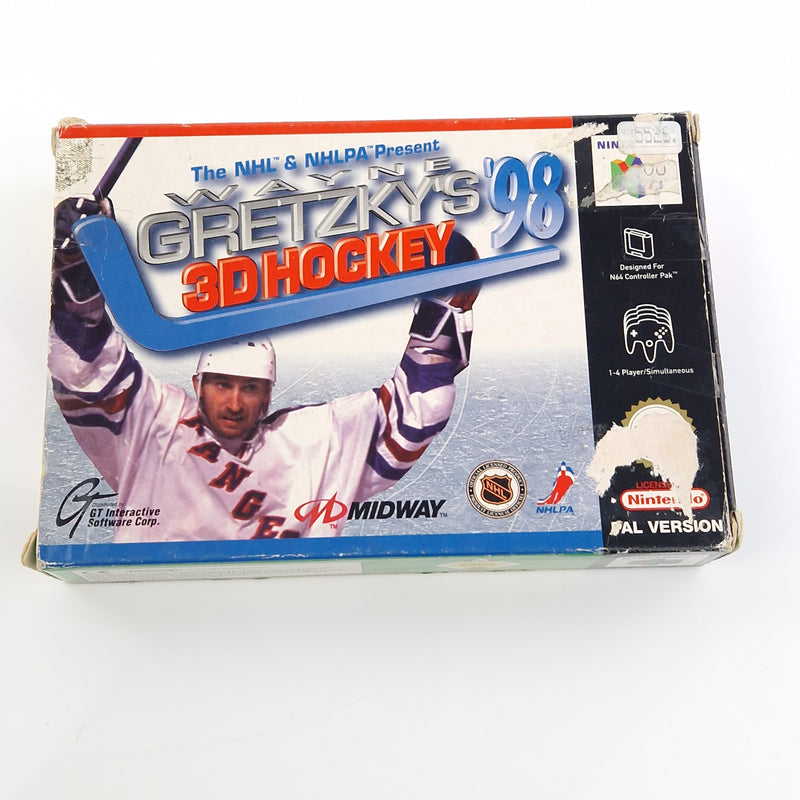 Nintendo 64 Spiel : Wayne Gretzky´s 3D Hockey 98 - Icehockey N64 OVP PAL