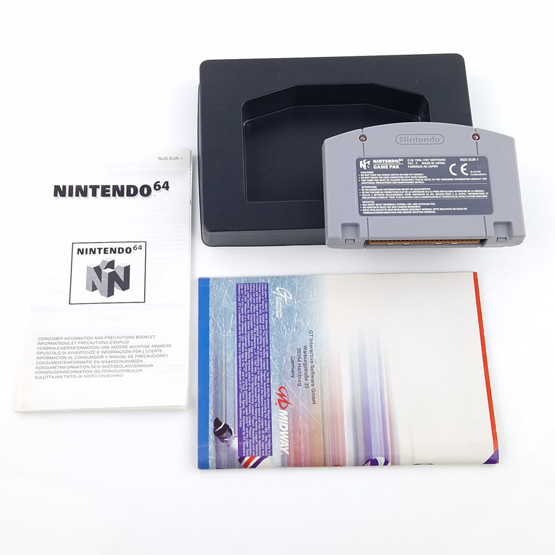 Nintendo 64 Spiel : Wayne Gretzky´s 3D Hockey 98 - Icehockey N64 OVP PAL