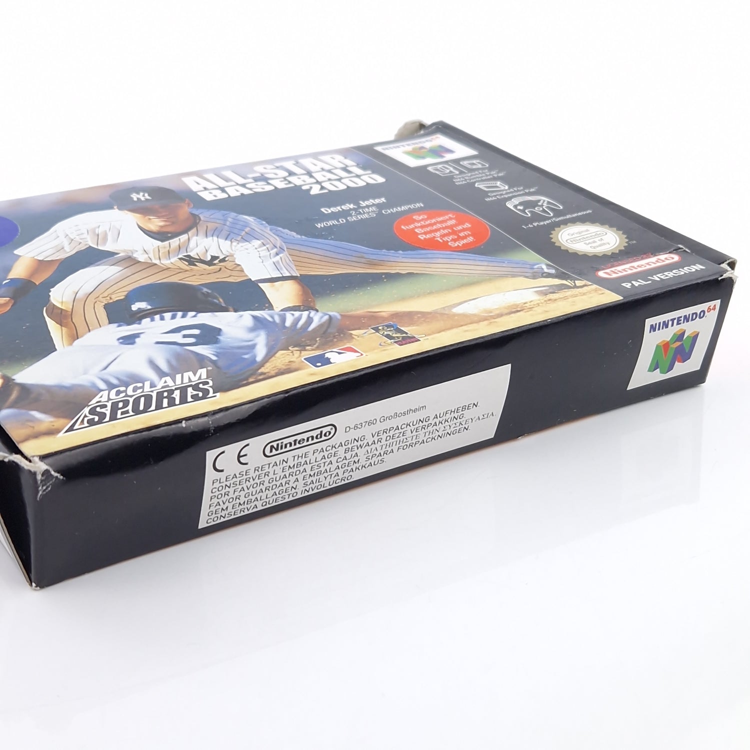 Nintendo 64 Spiel : All-Star Baseball 2000 - Modul Anleitung OVP / N64 PAL Sport