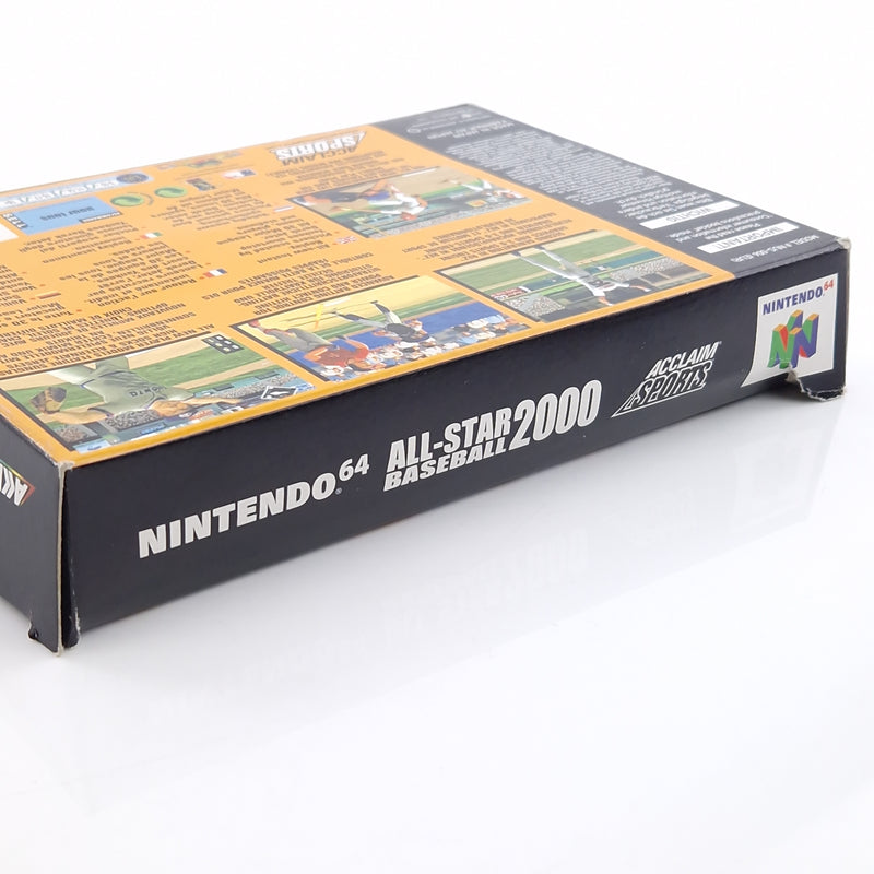 Nintendo 64 Spiel : All-Star Baseball 2000 - Modul Anleitung OVP / N64 PAL Sport