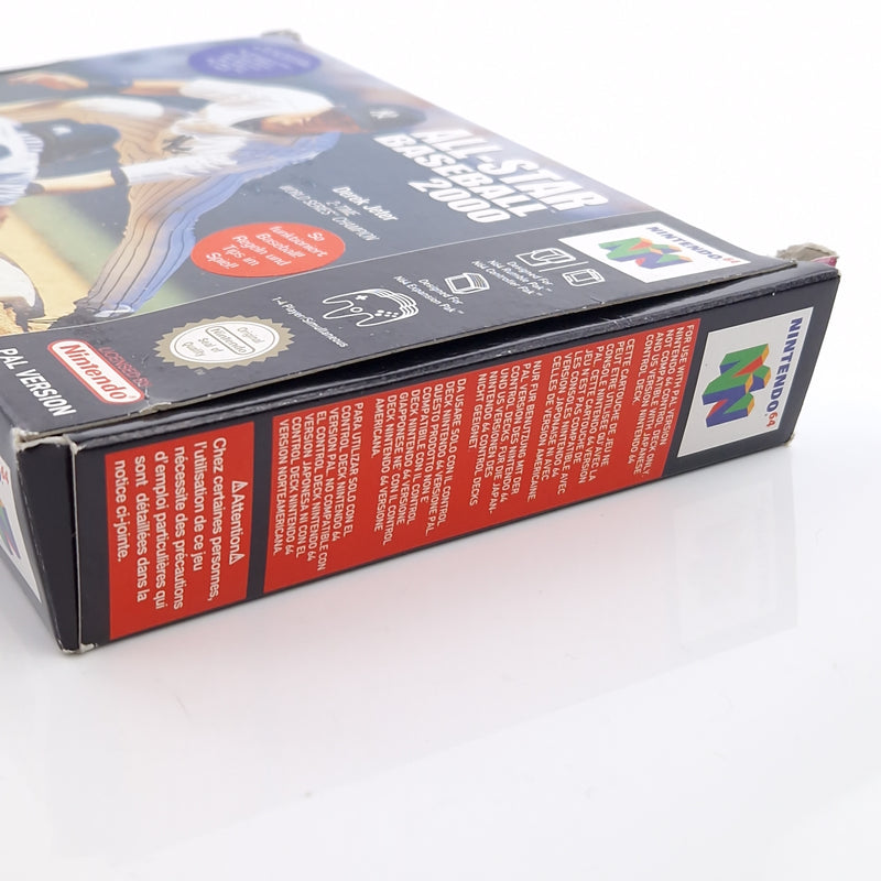 Nintendo 64 Spiel : All-Star Baseball 2000 - Modul Anleitung OVP / N64 PAL Sport