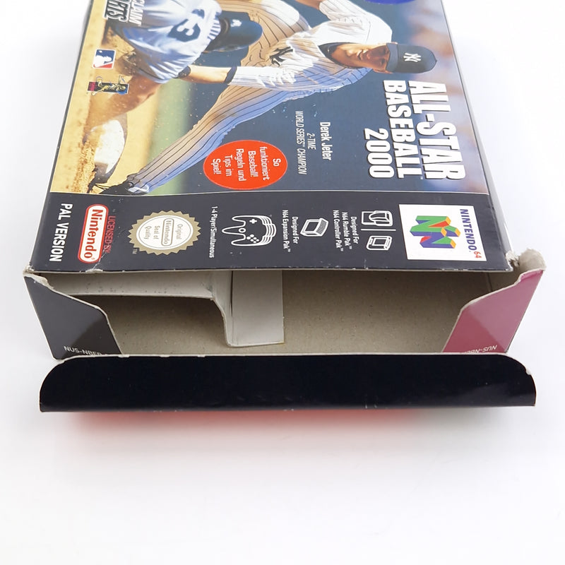 Nintendo 64 Spiel : All-Star Baseball 2000 - Modul Anleitung OVP / N64 PAL Sport