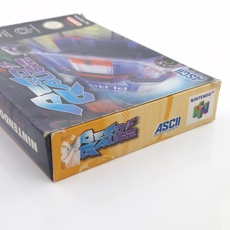Nintendo 64 Spiel : Aero Gauge - Modul Anleitung OVP / N64 PAL 02
