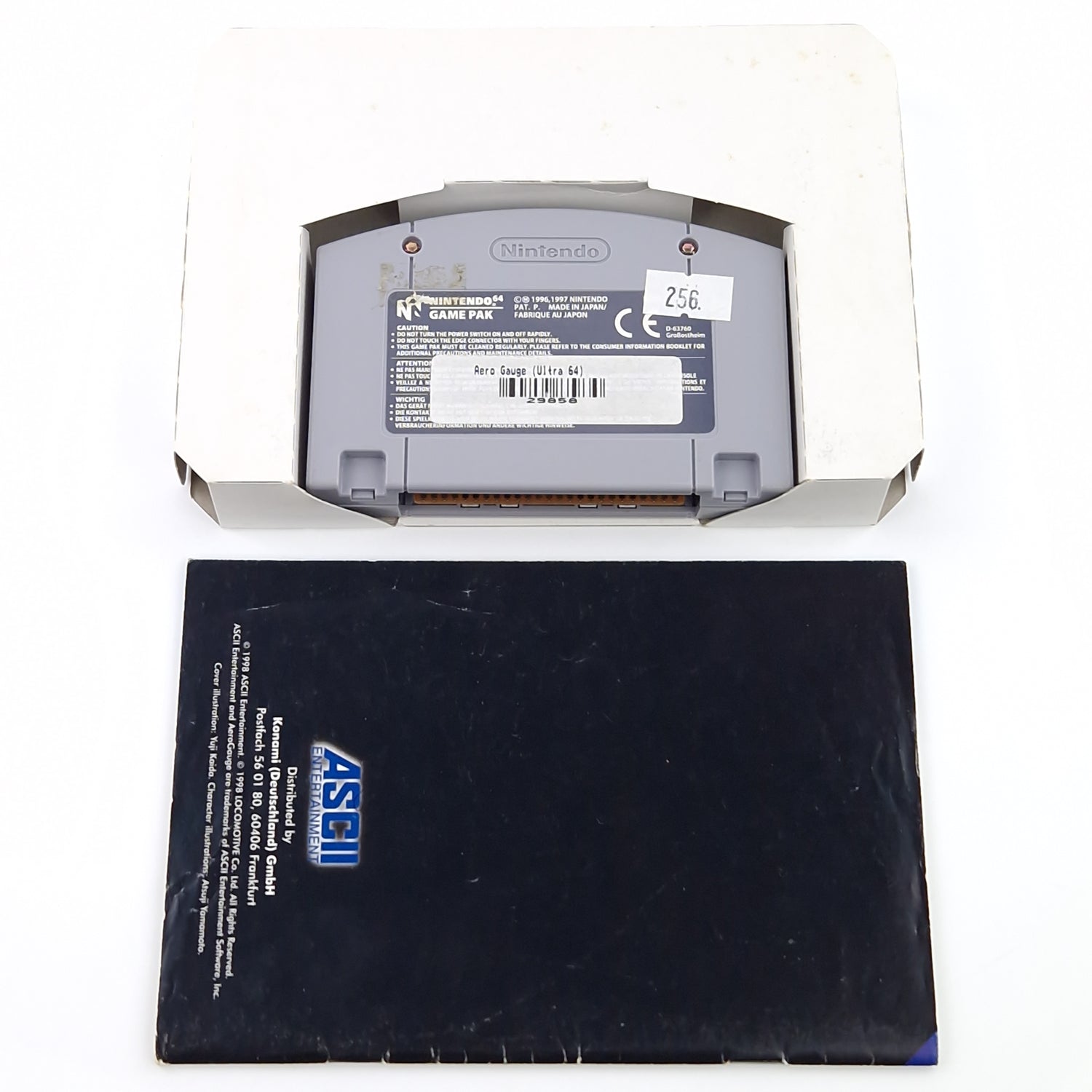 Nintendo 64 Spiel : Aero Gauge - Modul Anleitung OVP / N64 PAL 02