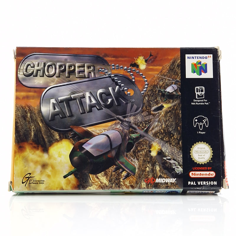 Nintendo 64 Spiel : Chopper Attack - Modul Anleitung OVP / N64 PAL EUU
