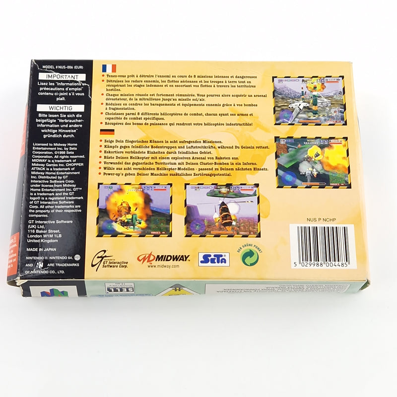 Nintendo 64 Spiel : Chopper Attack - Modul Anleitung OVP / N64 PAL EUU