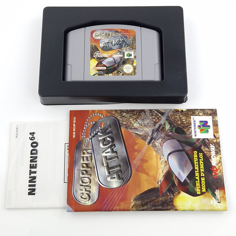 Nintendo 64 Spiel : Chopper Attack - Modul Anleitung OVP / N64 PAL EUU