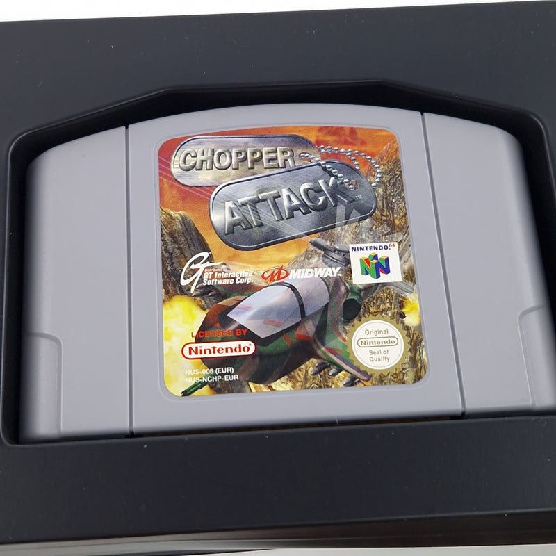 Nintendo 64 Spiel : Chopper Attack - Modul Anleitung OVP / N64 PAL EUU