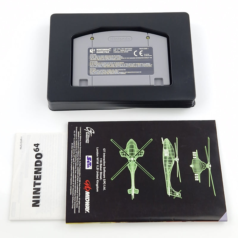 Nintendo 64 Spiel : Chopper Attack - Modul Anleitung OVP / N64 PAL EUU