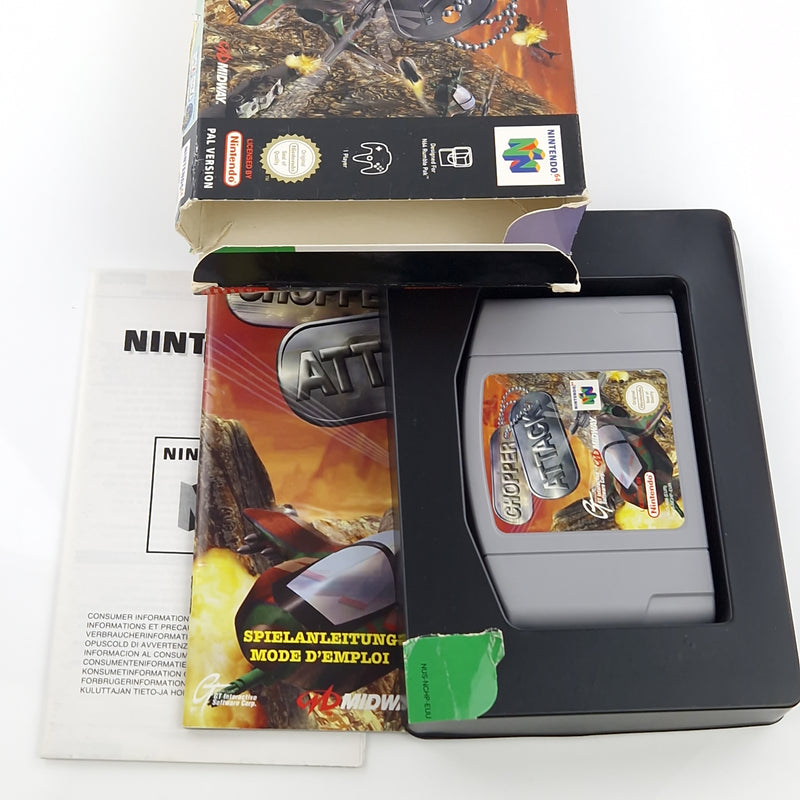 Nintendo 64 Spiel : Chopper Attack - Modul Anleitung OVP / N64 PAL EUU
