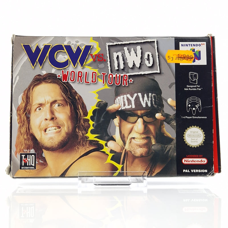 Nintendo 64 : WCW Vs. NWO World Tour - Modul Anleitung OVP / N64 PAL Wrestling