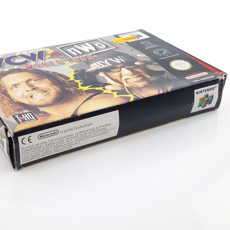 Nintendo 64 : WCW Vs. NWO World Tour - Modul Anleitung OVP / N64 PAL Wrestling