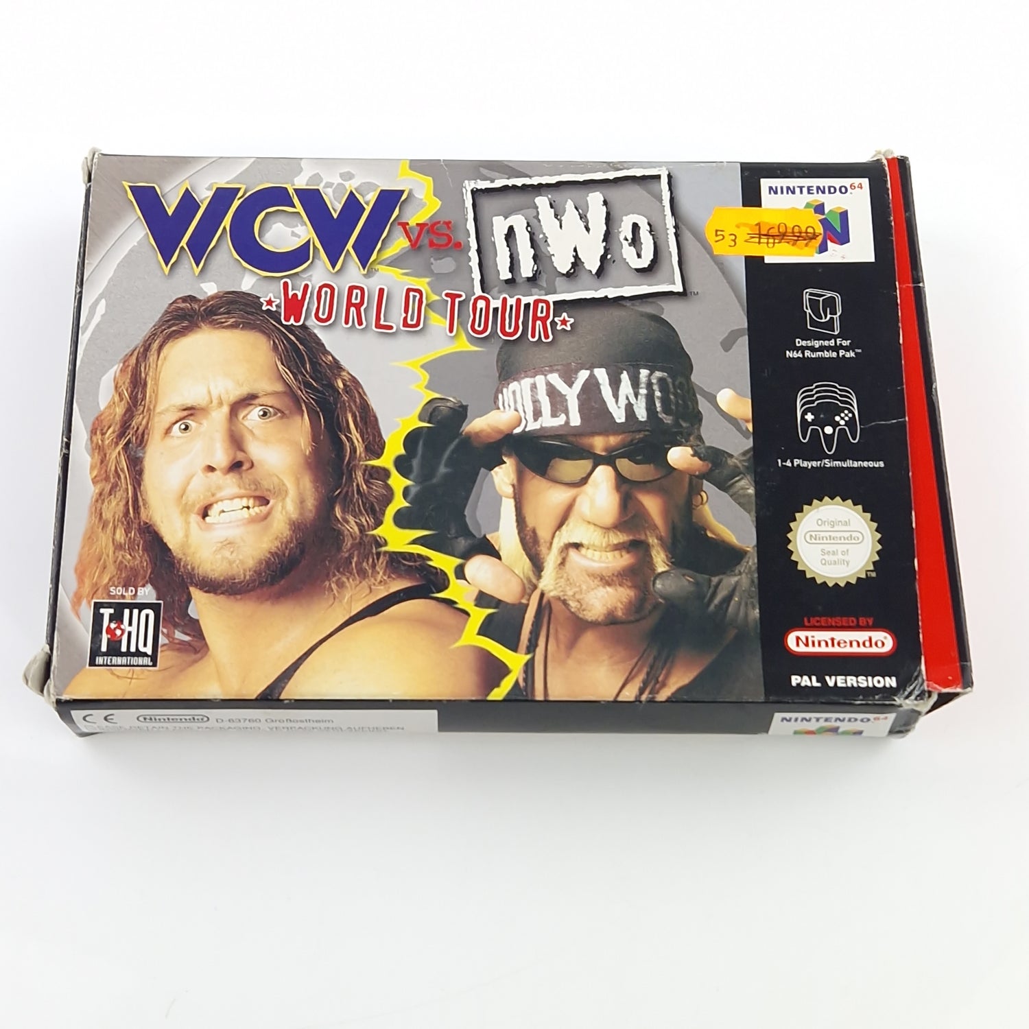 Nintendo 64 : WCW Vs. NWO World Tour - Modul Anleitung OVP / N64 PAL Wrestling