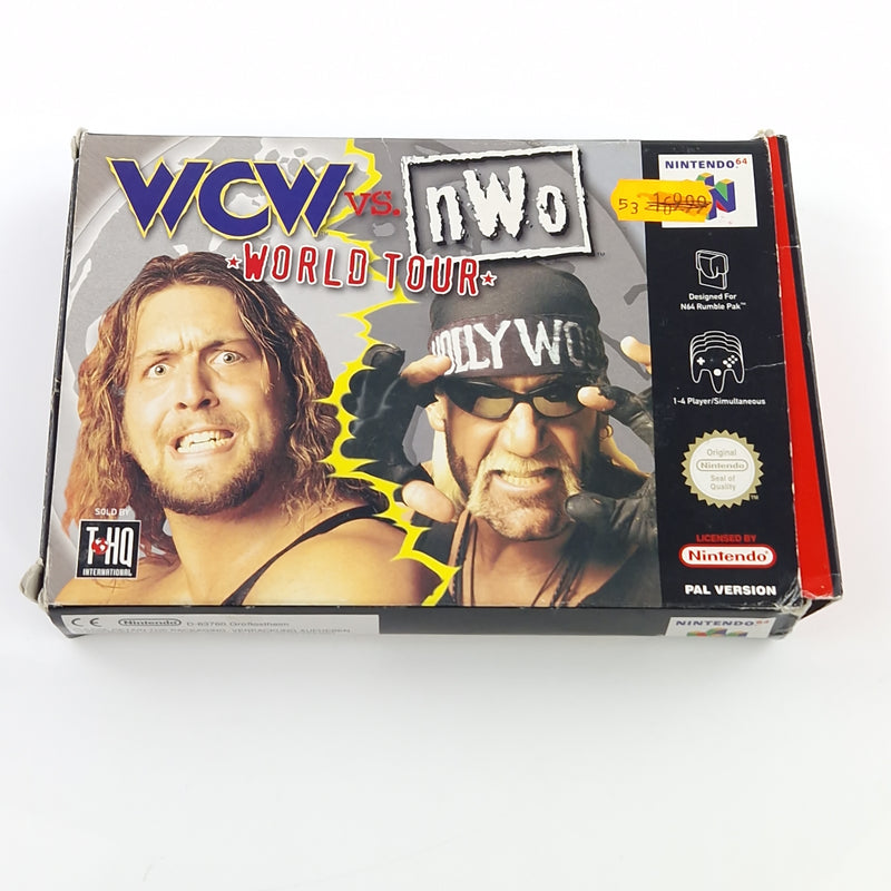 Nintendo 64 : WCW Vs. NWO World Tour - Modul Anleitung OVP / N64 PAL Wrestling