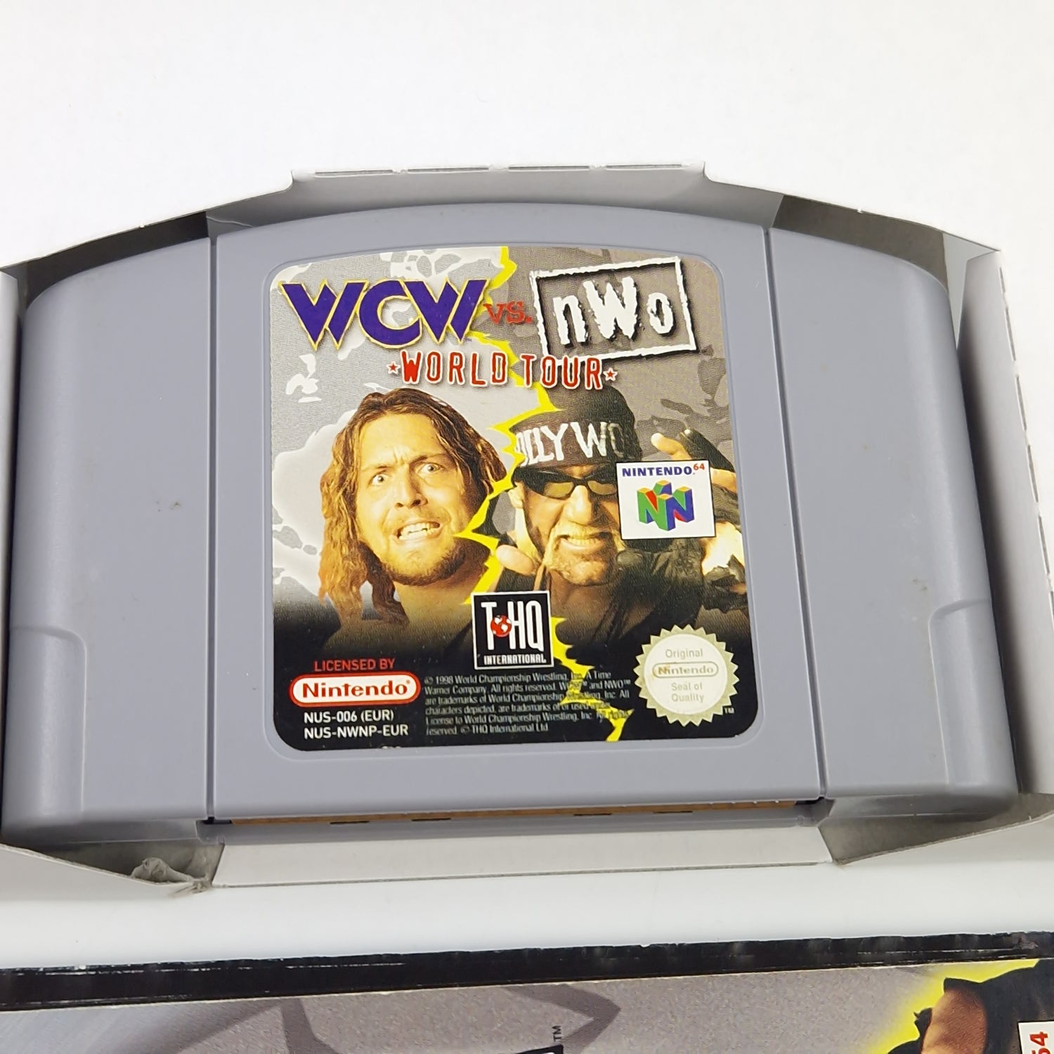 Nintendo 64 : WCW Vs. NWO World Tour - Modul Anleitung OVP / N64 PAL Wrestling