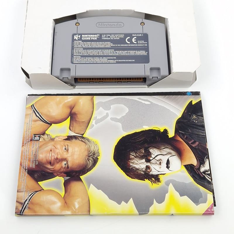 Nintendo 64 : WCW Vs. NWO World Tour - Modul Anleitung OVP / N64 PAL Wrestling
