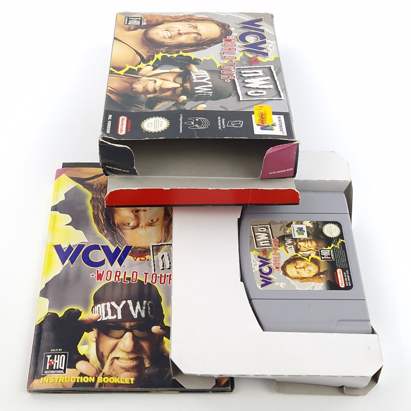 Nintendo 64 : WCW Vs. NWO World Tour - Modul Anleitung OVP / N64 PAL Wrestling