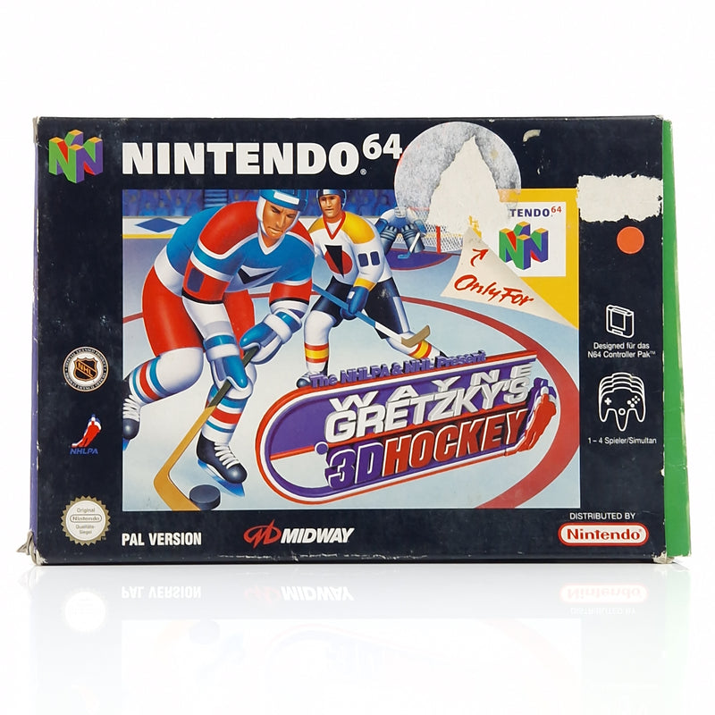 Nintendo 64 : Wayne Gretzkys 3D Hockey - Modul Anleitung OVP / N64 PAL Icehockey