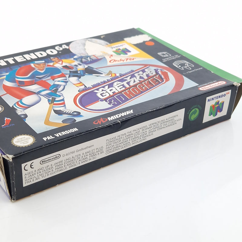 Nintendo 64 : Wayne Gretzkys 3D Hockey - Modul Anleitung OVP / N64 PAL Icehockey