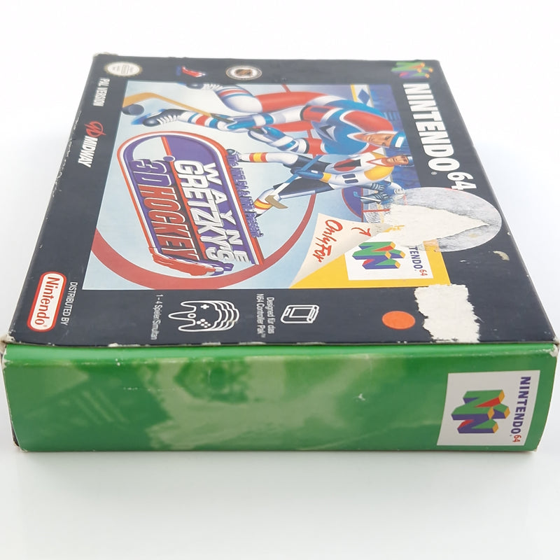 Nintendo 64 : Wayne Gretzkys 3D Hockey - Modul Anleitung OVP / N64 PAL Icehockey