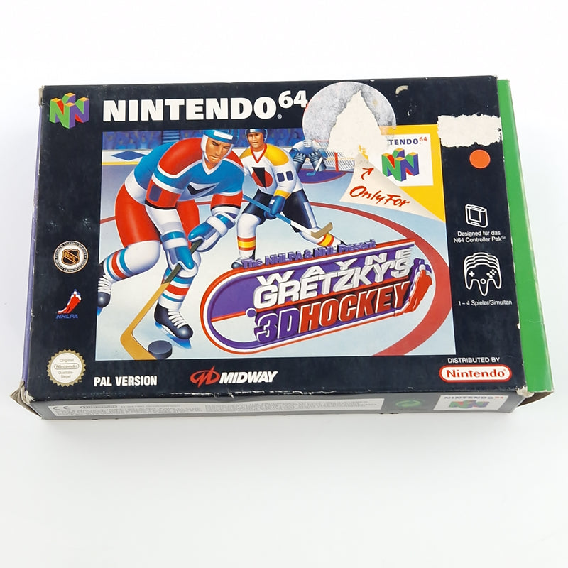 Nintendo 64 : Wayne Gretzkys 3D Hockey - Modul Anleitung OVP / N64 PAL Icehockey