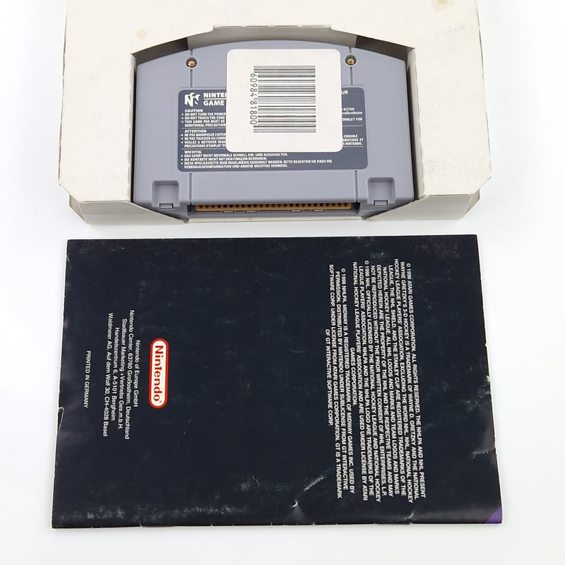 Nintendo 64 : Wayne Gretzkys 3D Hockey - Modul Anleitung OVP / N64 PAL Icehockey