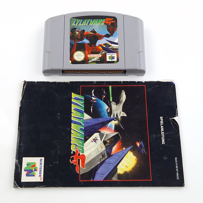 Nintendo 64 Spiel : Lylatwars - Modul Anleitung OVP / N64 PAL NNOE