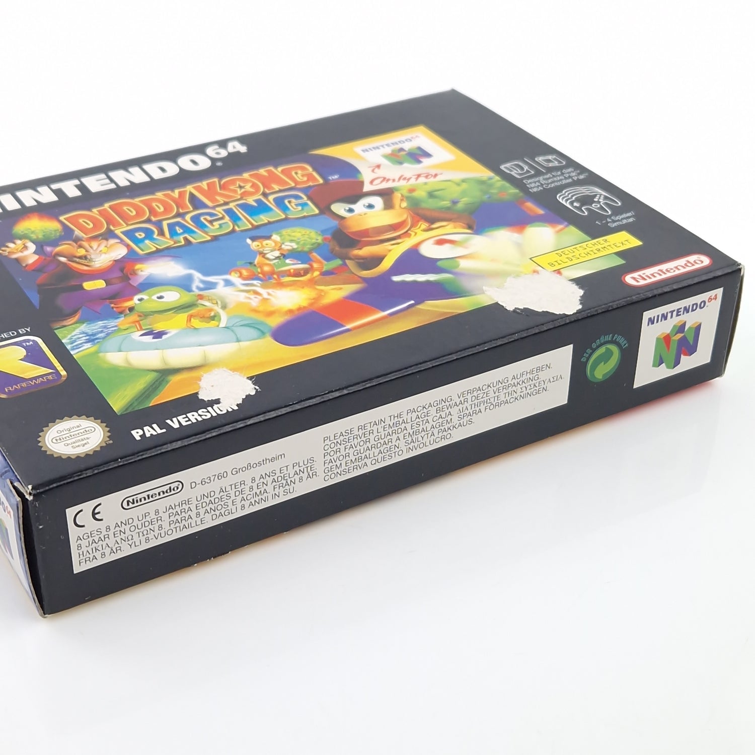 Nintendo 64 Spiel : Diddy Kong Racing - Modul OVP Anleitung / N64 PAL NNOE