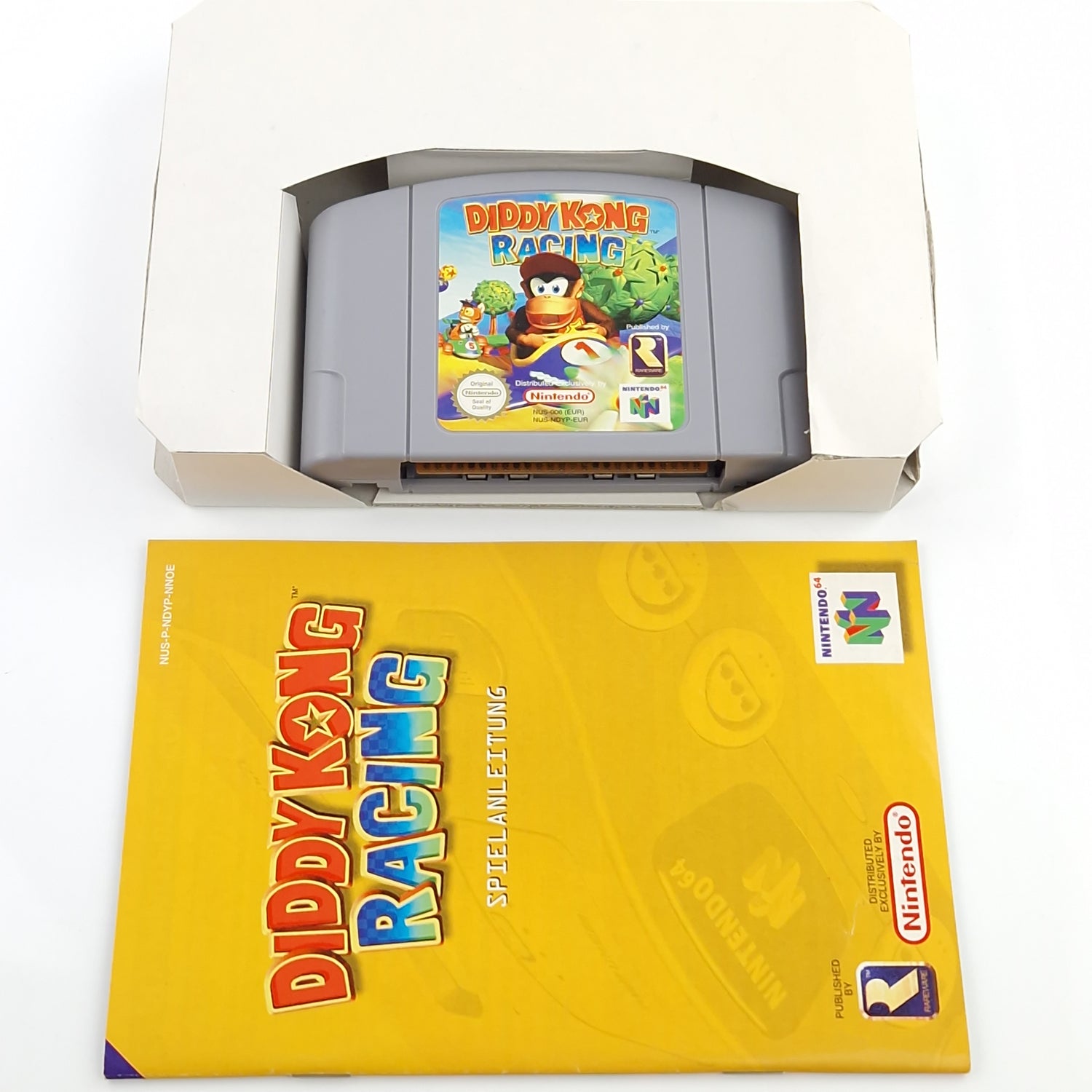 Nintendo 64 Spiel : Diddy Kong Racing - Modul OVP Anleitung / N64 PAL NNOE