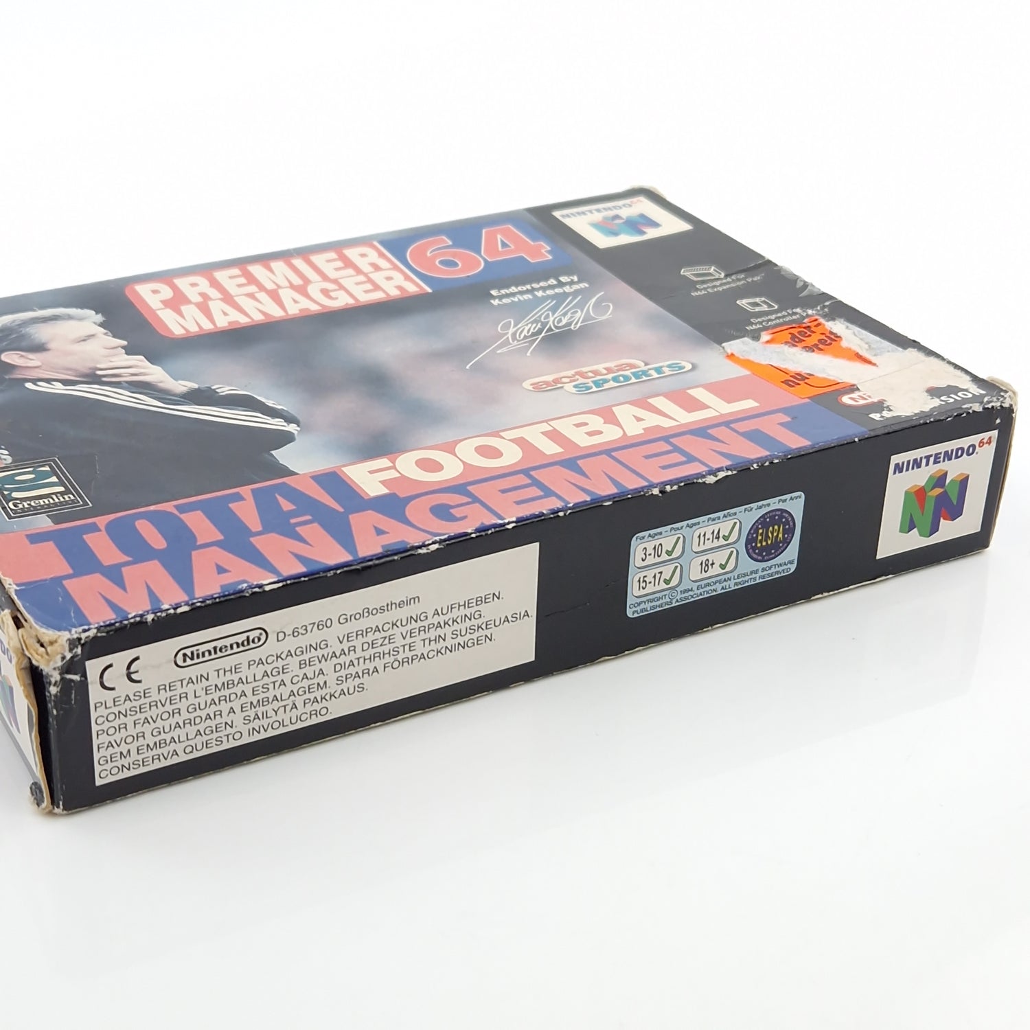 Nintendo 64 Spiel : Premier Manager 64 - Modul OVP ohne Anleitung / N64 PAL NOE