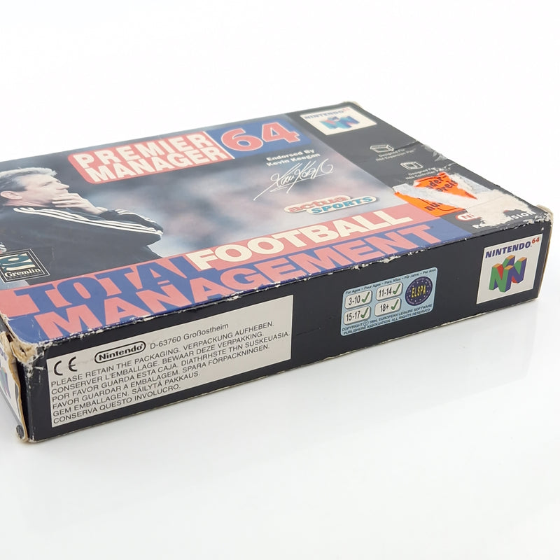 Nintendo 64 Spiel : Premier Manager 64 - Modul OVP ohne Anleitung / N64 PAL NOE
