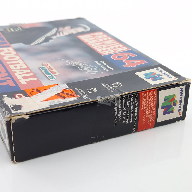 Nintendo 64 Spiel : Premier Manager 64 - Modul OVP ohne Anleitung / N64 PAL NOE