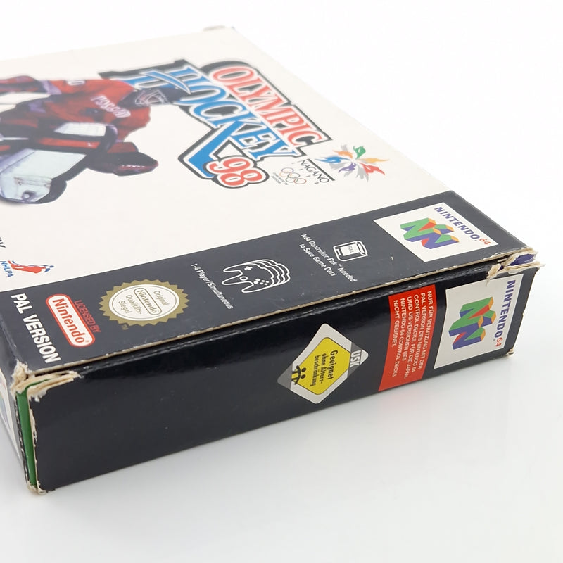 Nintendo 64 Spiel : Olympic Hockey 98 - Modul OVP Anleitung / N64 PAL Icehockey