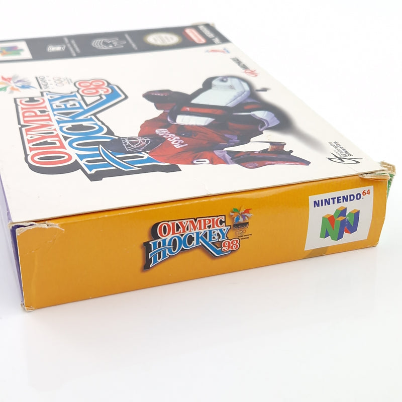 Nintendo 64 Spiel : Olympic Hockey 98 - Modul OVP Anleitung / N64 PAL Icehockey
