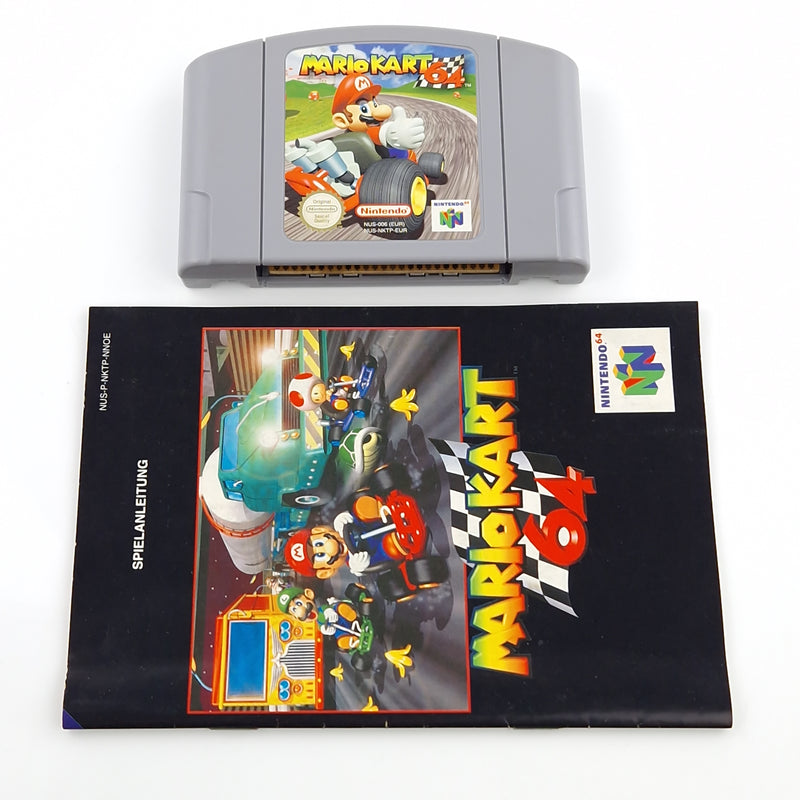 Nintendo 64 Spiel : Mario Kart 64 - N64 Modul Anleitung OVP cib / PAL NNOE