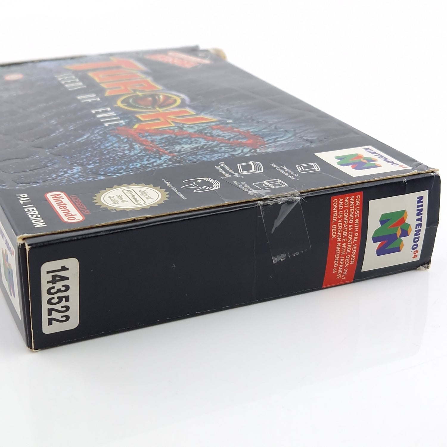 Nintendo 64 Spiel : Turok 2 Seeds of Evil - N64 Modul Anleitung OVP PAL UKV