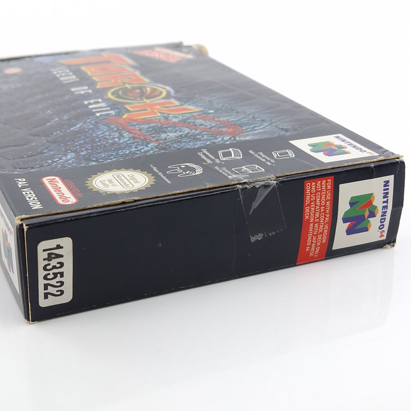 Nintendo 64 Spiel : Turok 2 Seeds of Evil - N64 Modul Anleitung OVP PAL UKV