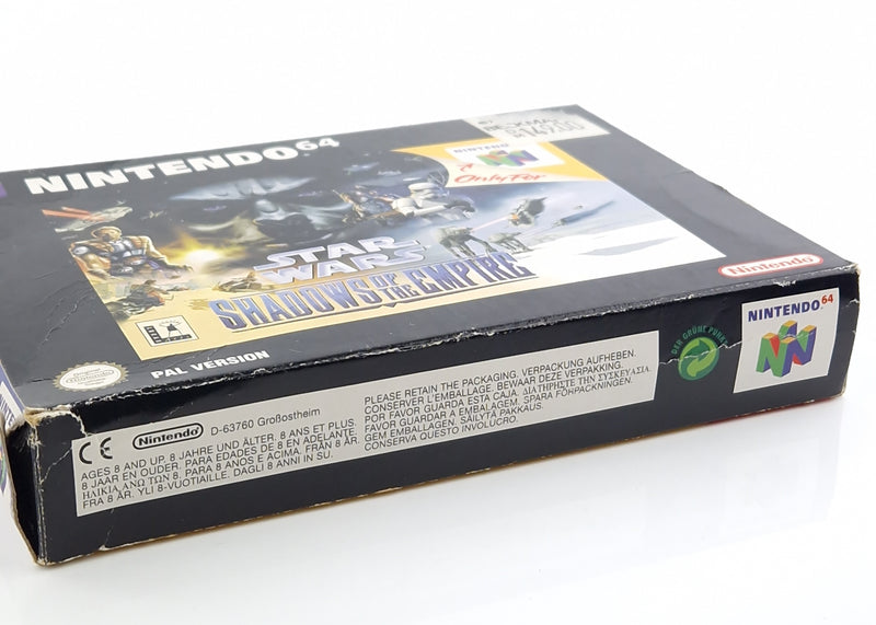 Nintendo 64 Spiel : Star Wars Shadows of the Empire - Modul Anleitung OVP / N64