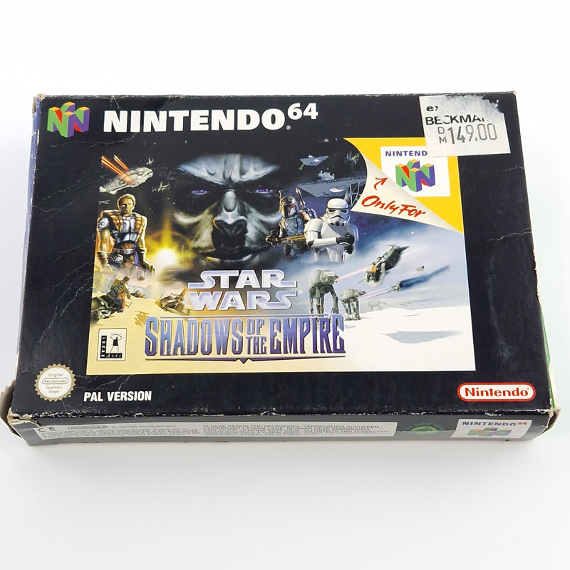 Nintendo 64 Spiel : Star Wars Shadows of the Empire - Modul Anleitung OVP / N64