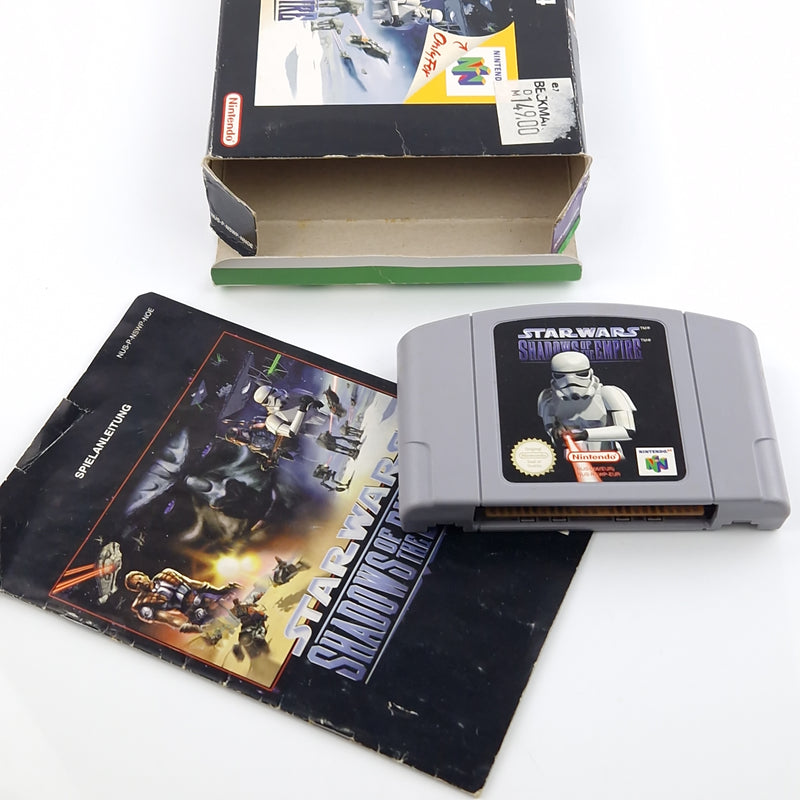 Nintendo 64 Spiel : Star Wars Shadows of the Empire - Modul Anleitung OVP / N64
