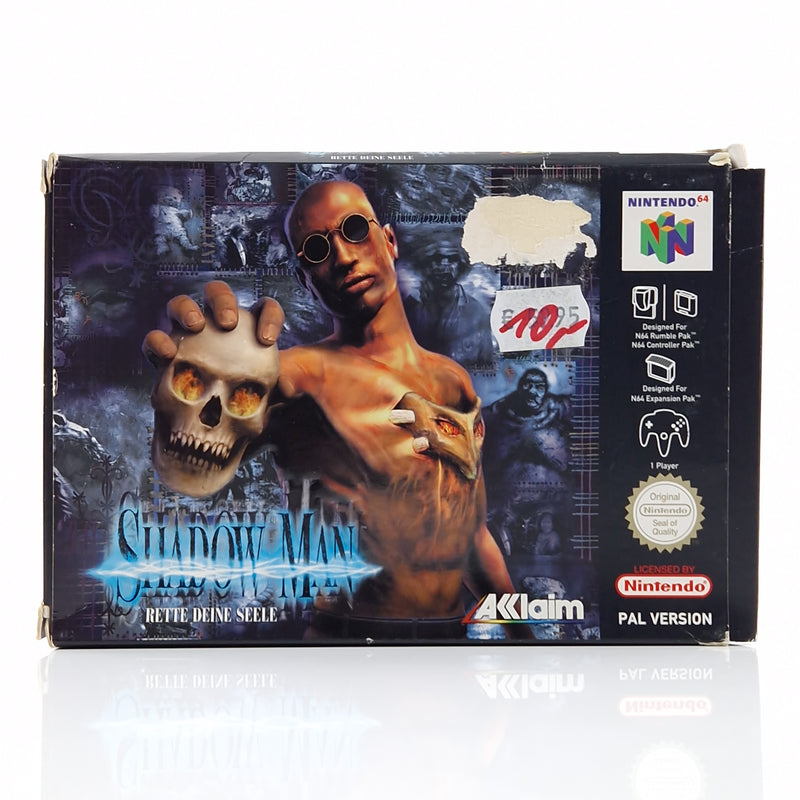Nintendo 64 Spiel : Shadow Man Rette deine Seele - Modul Anleitung OVP / N64