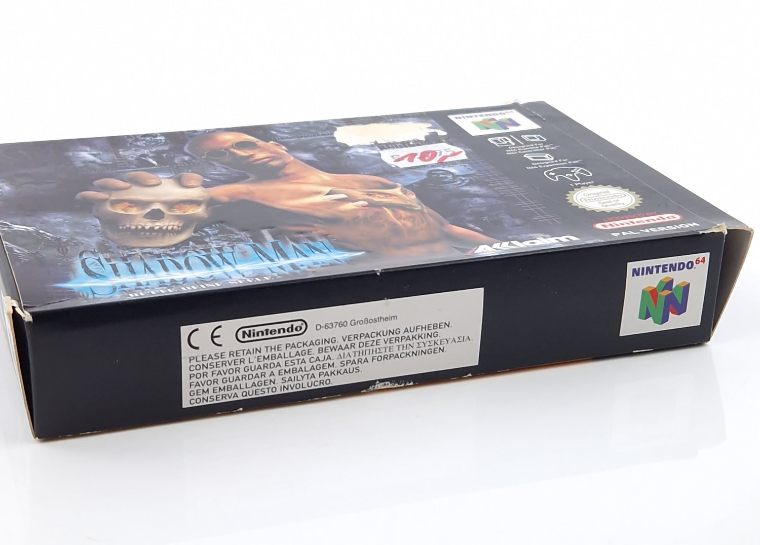 Nintendo 64 Spiel : Shadow Man Rette deine Seele - Modul Anleitung OVP / N64