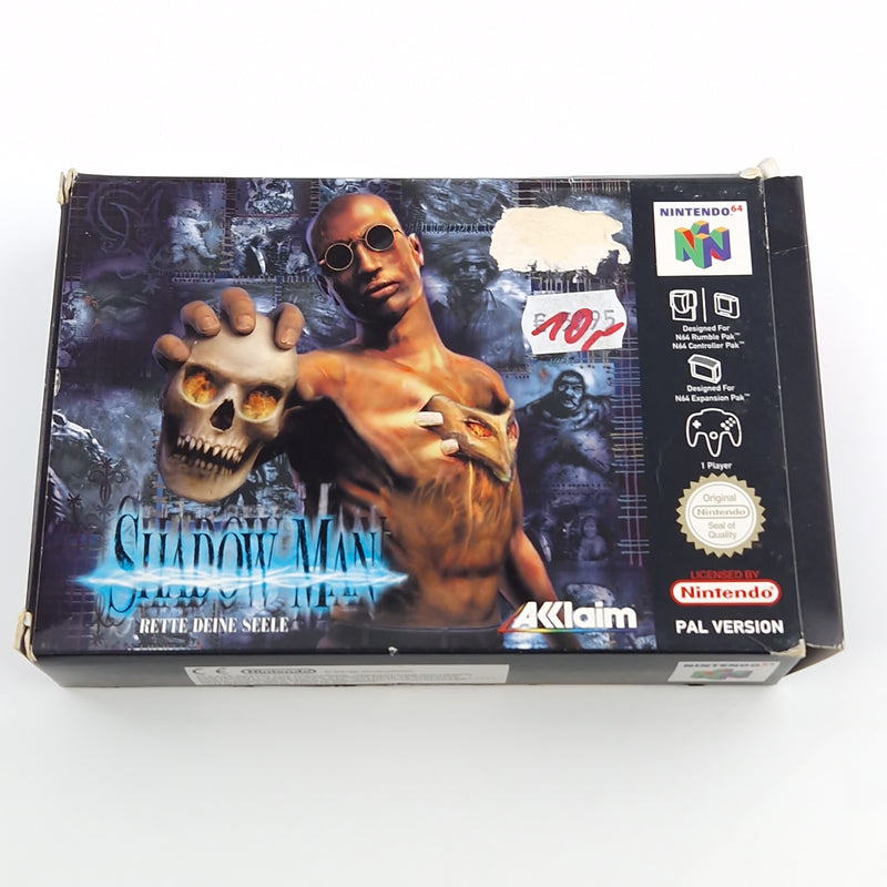 Nintendo 64 Spiel : Shadow Man Rette deine Seele - Modul Anleitung OVP / N64